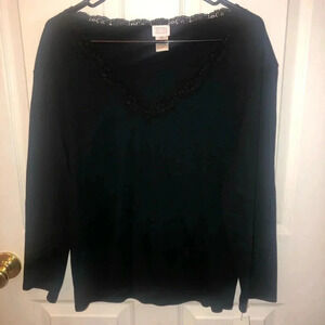NWT:Cruz black top sz xlg
